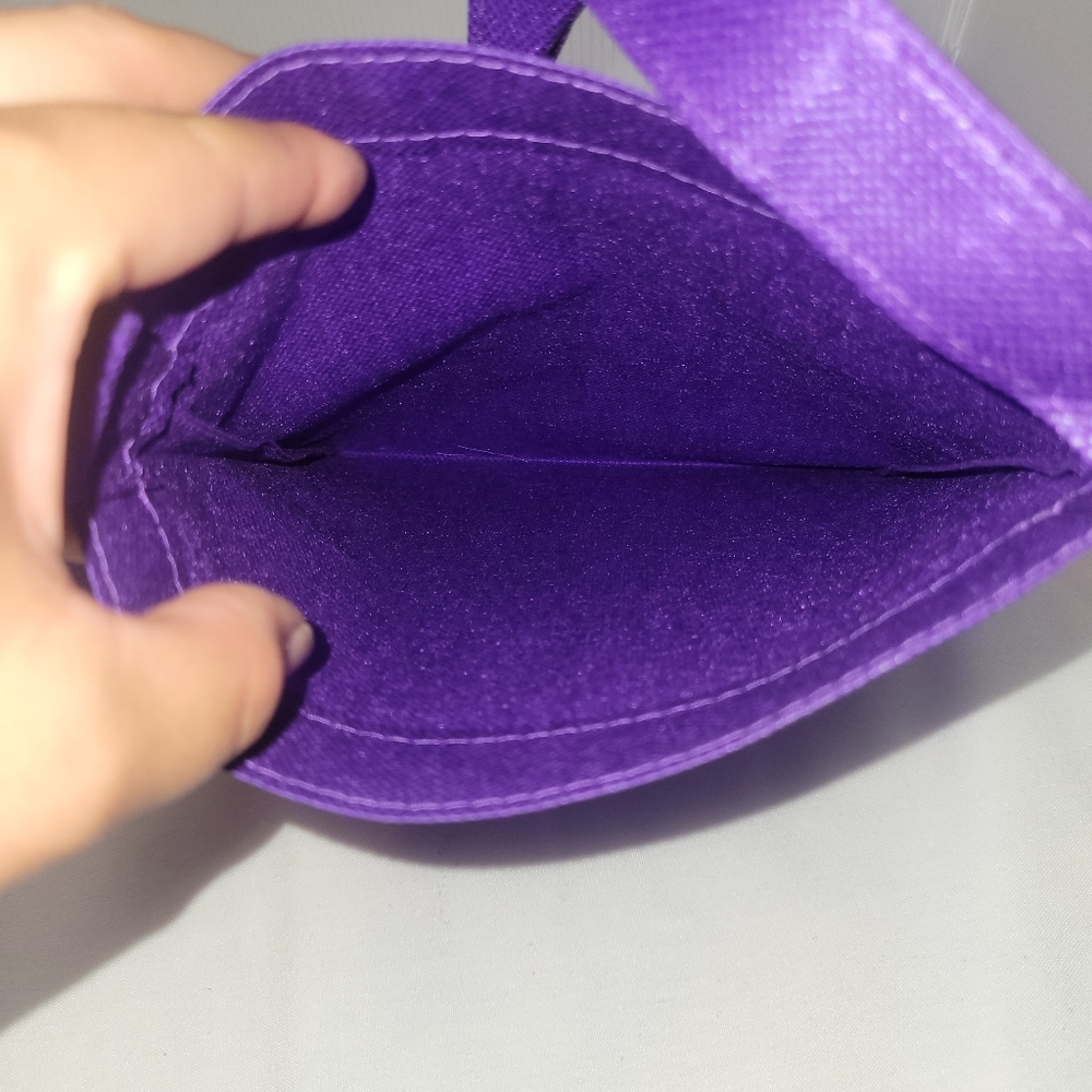 Kewpie Tarako Purple Tote Crossbody Reusable Bag - Picture 3 of 4